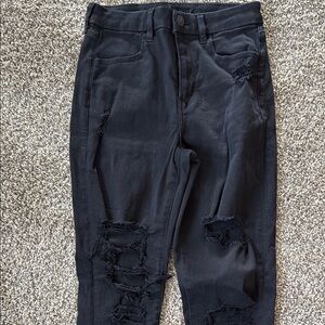 American Eagle next level stretch curvy high rise jegging Distressed Women Jeans